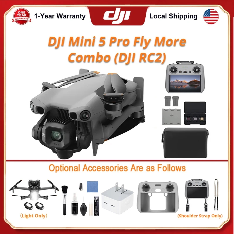 Drone E88Pro Rc 4K - DJI Mini 5 Pro Fly Combo