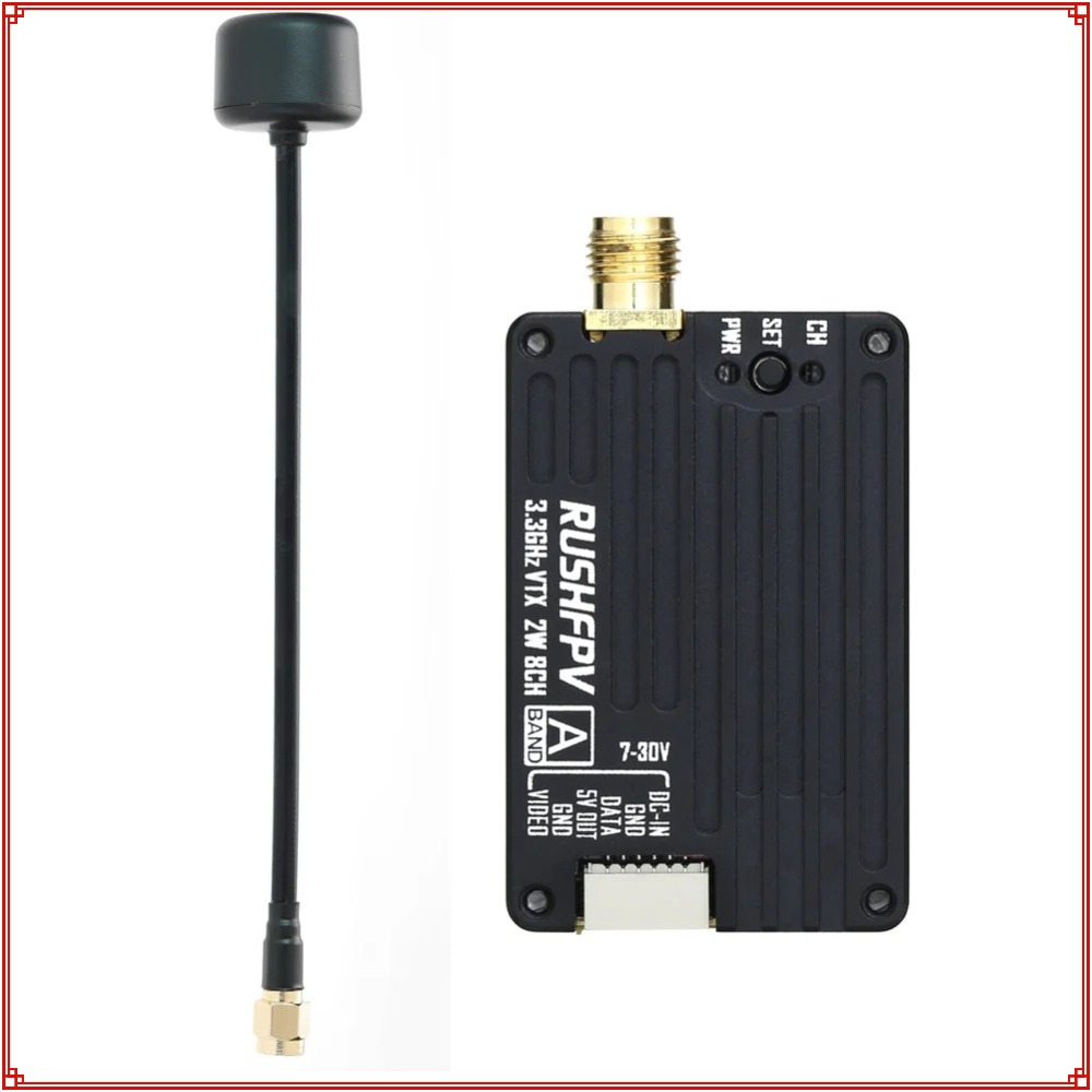 Drone Rc Transmitter And Receiver - 2026 Yeni RUSHFPV 3.3G 2W VTX