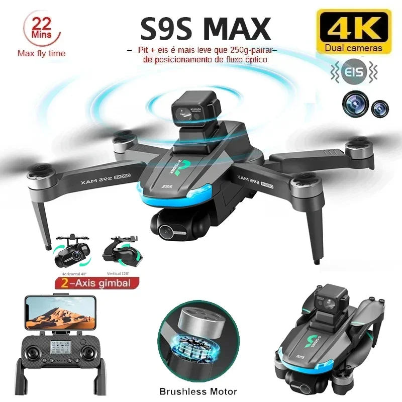 Drone E88Pro Rc 4K - YENI S9S MAX MINI Drone 4K