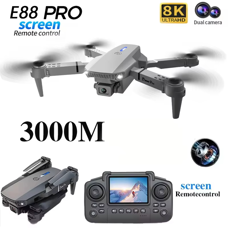Rc Drone E88 - 2026 Yeni E88 Drone 8K HD