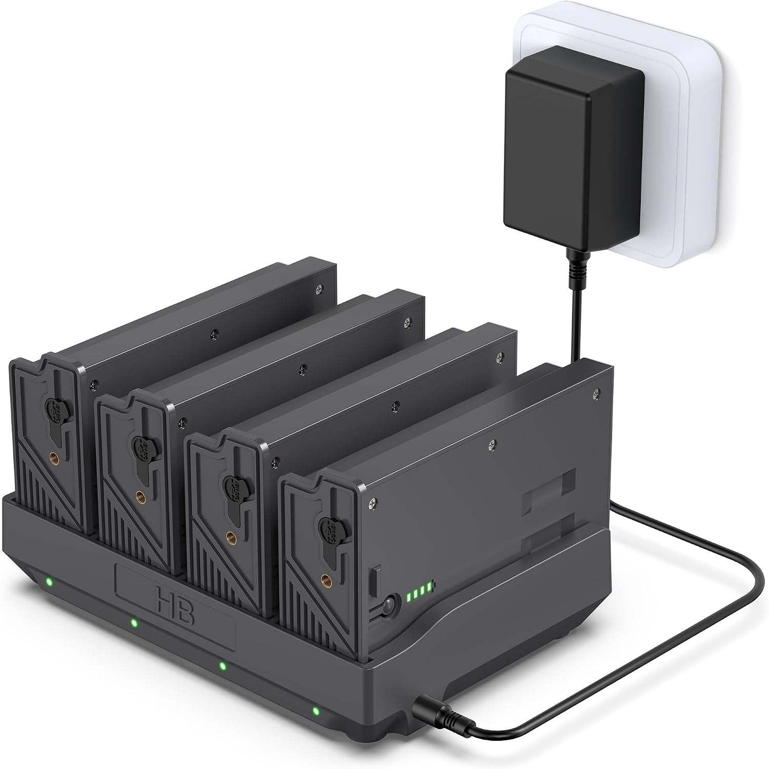 Lipo Battery Charger - 4'lü Paket Lipo Lityum Pil Seti,