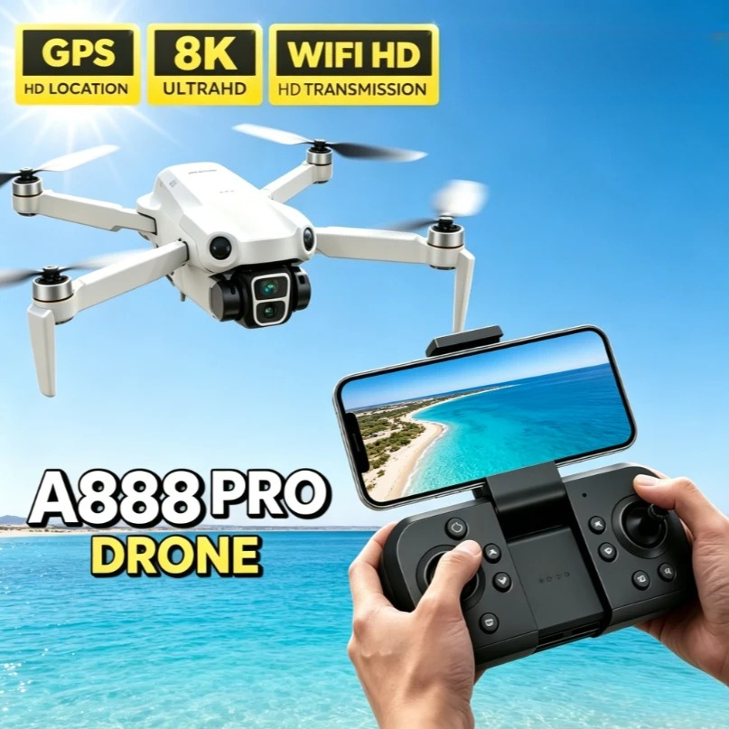 Drone E88Pro Rc 4K - Orijinal A888 GPS FPV Drone Katlanabilir