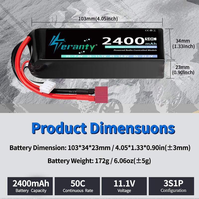 TERANTY 3S 2200/2400/2600mAh L - Drone Lipo Battery incelemesi ve fiyatı