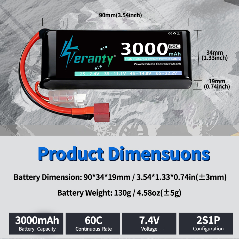 TERANTY 2S 3000mAh Lipo Pil 7. - Drone Lipo Battery incelemesi ve fiyatı