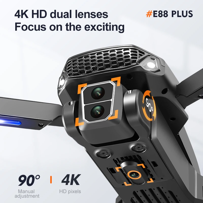 Yeni E88 Plus Quadcopter Drone - Rc Drone E88 incelemesi ve fiyatı