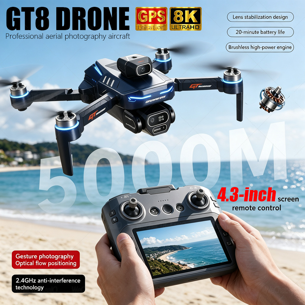 YENİ GT8 HD RC Drone 4K Profes - Drone E88Pro Rc 4K incelemesi ve fiyatı