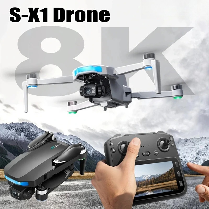 Orijinal S-X1 Drone 8K HD Prof - Drone E88Pro Rc 4K incelemesi ve fiyatı