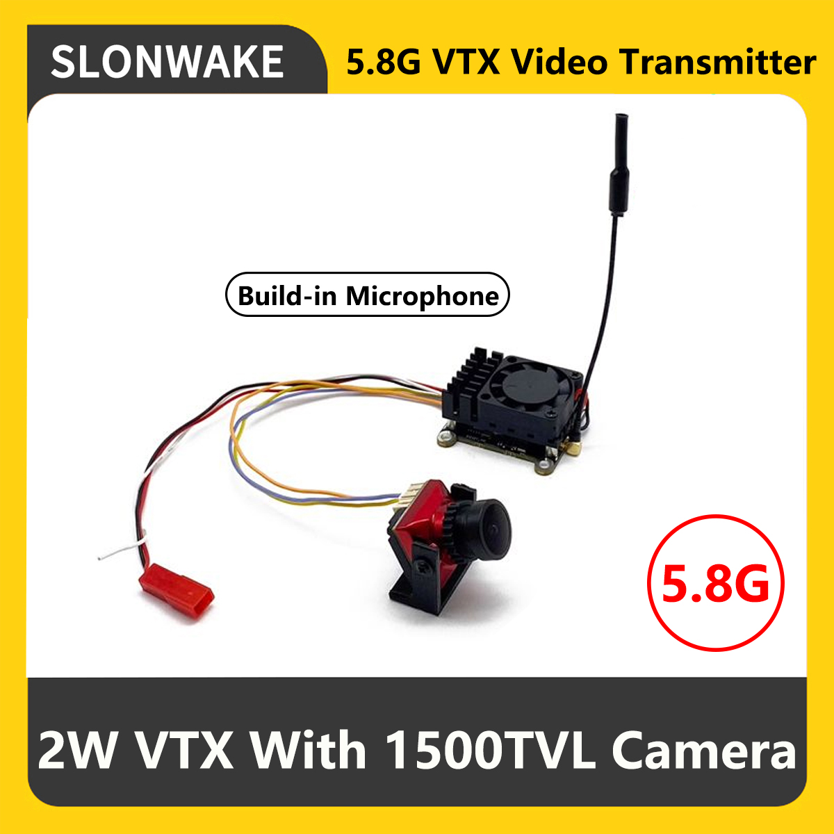 SLONWAKE 5.8G 2000mW FPV VTX V - Drone Rc Transmitter And Receiver incelemesi ve fiyatı