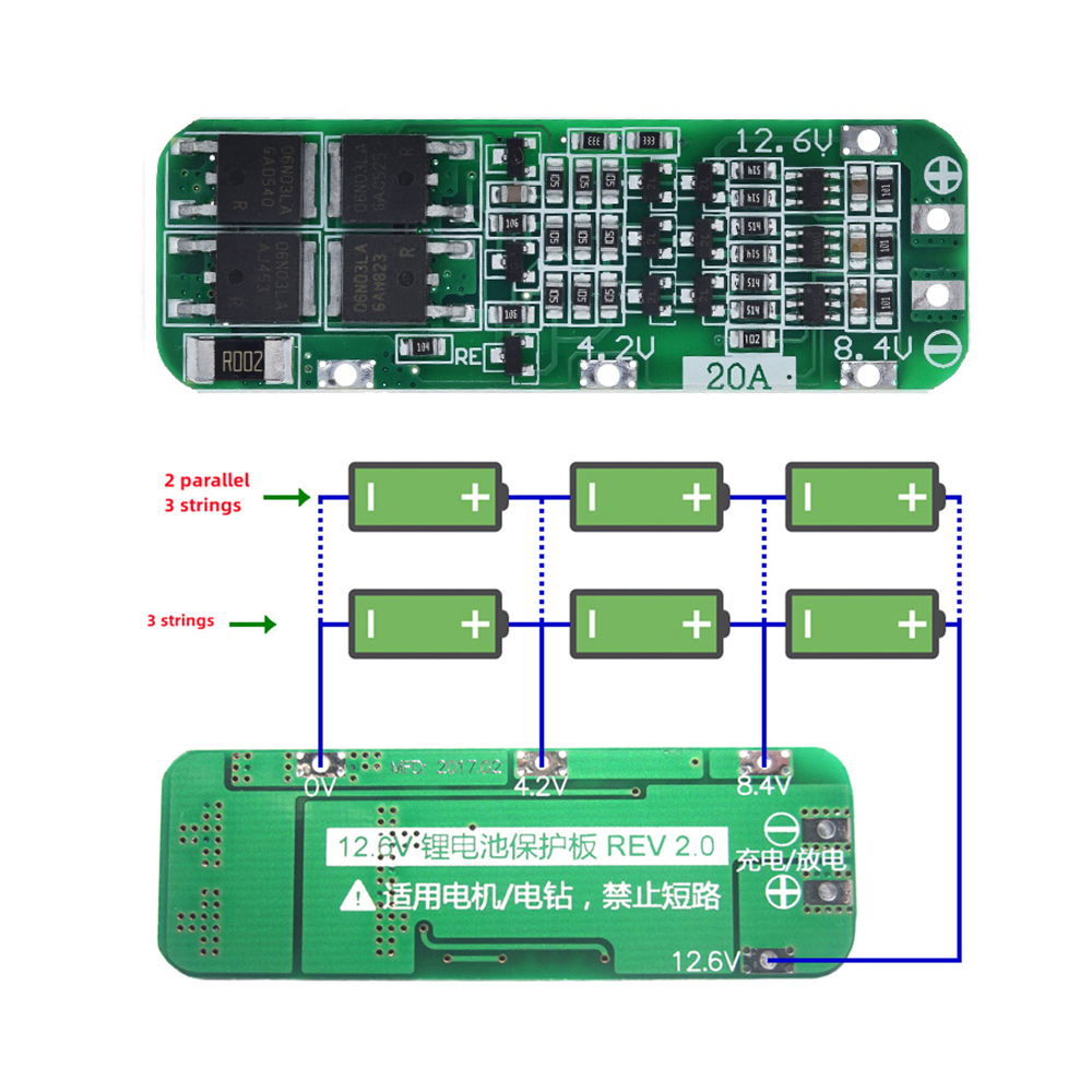 3S 20A Li-ion lityum pil 18650 - Lipo Battery Charger incelemesi ve fiyatı