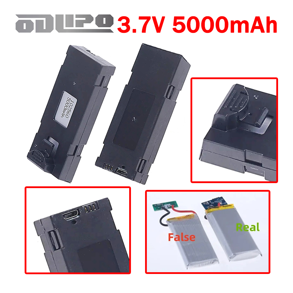 YENİ 3.7V 5000mah RC Drone Bat - Drone Rc E99 Pro incelemesi ve fiyatı