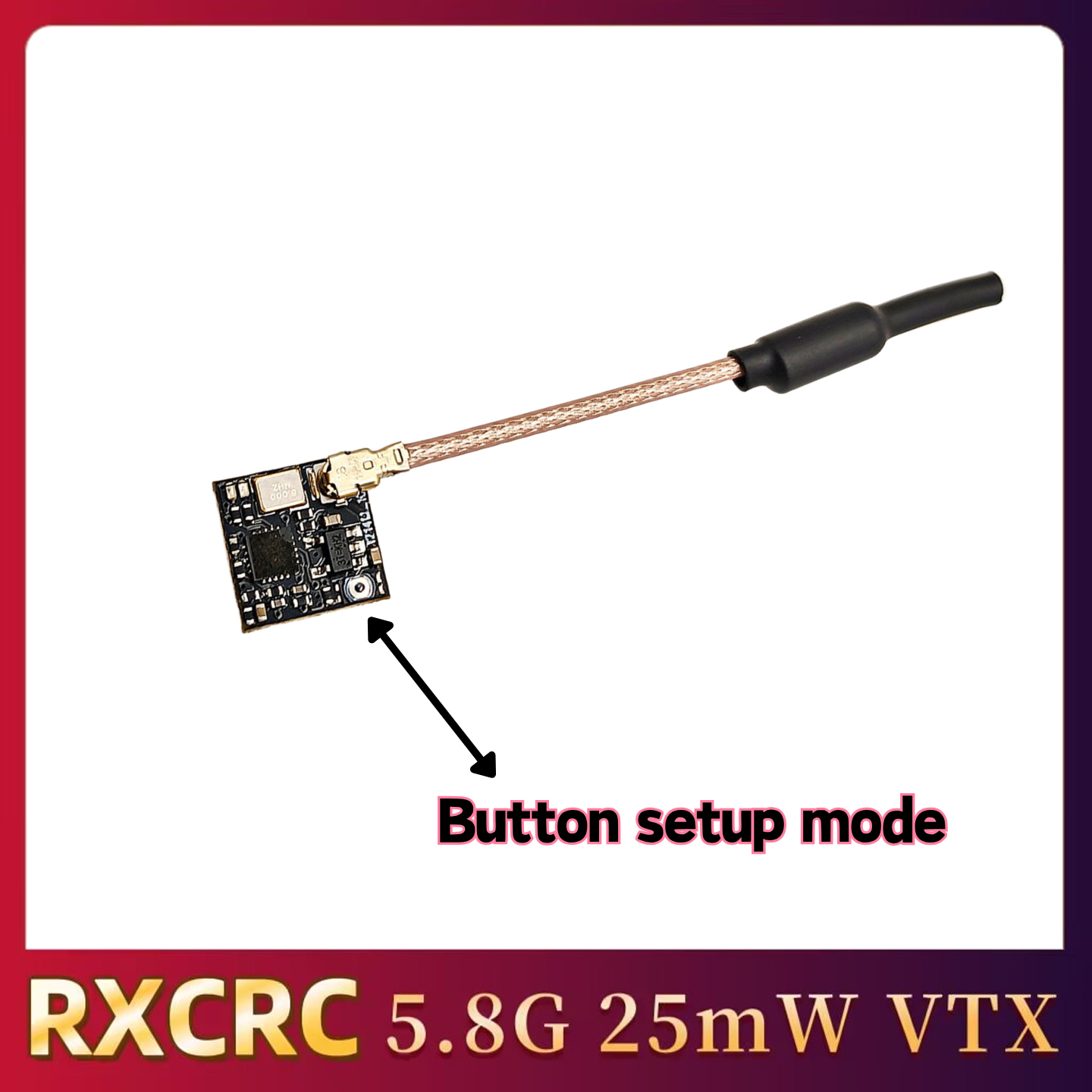 RXCRC 5.8GHz 48CH FPV 25mW Ana - Drone Rc Transmitter And Receiver incelemesi ve fiyatı