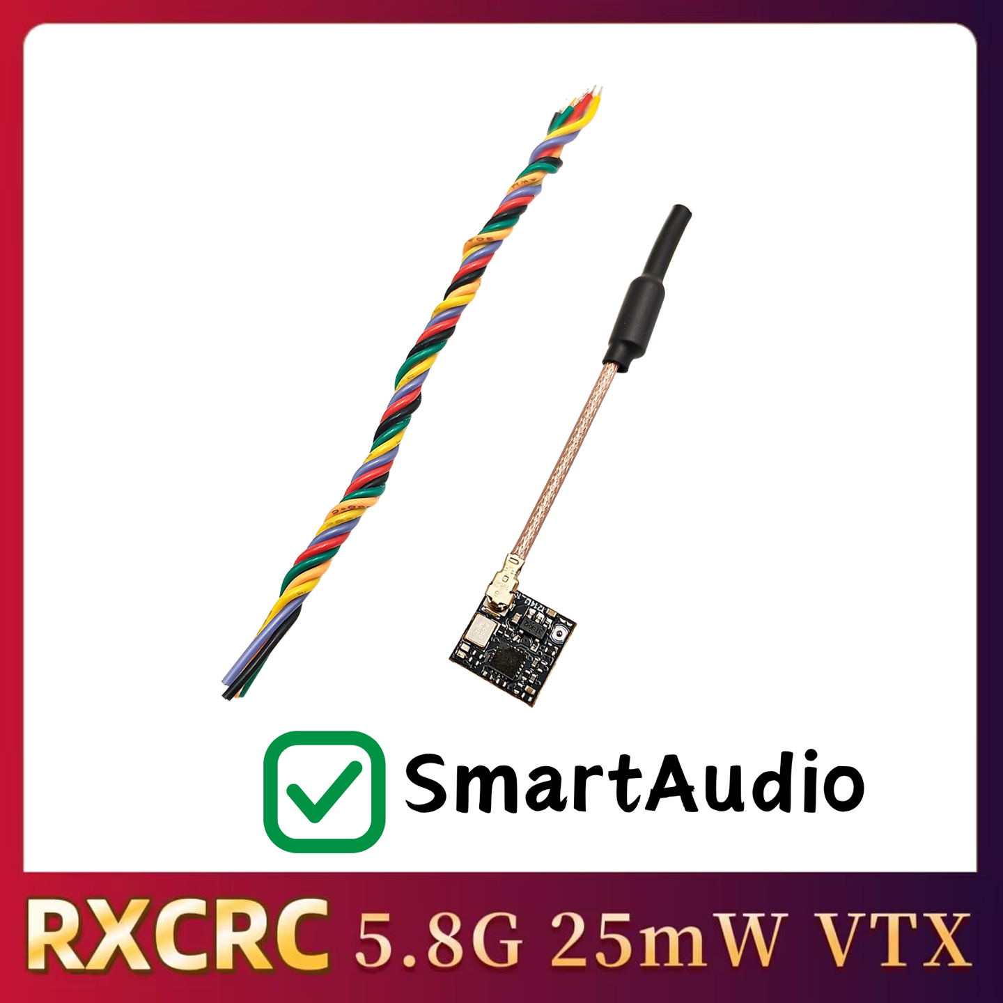 RXCRC 5.8GHz 48CH FPV 25mW Ana - Drone Rc Transmitter And Receiver incelemesi ve fiyatı