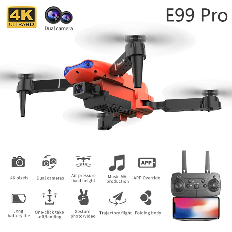 4K 5G WIFI FPV E99Pro Katlanab - Drone Rc E99 Pro incelemesi ve fiyatı