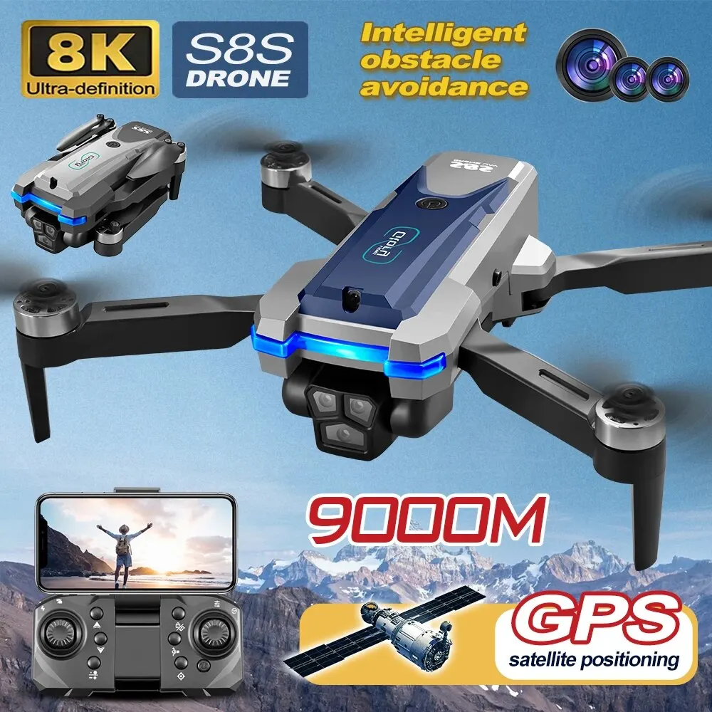 S8S GPS Drone 5G Wifi 8K HD çi - Drone Rc Explorer incelemesi ve fiyatı