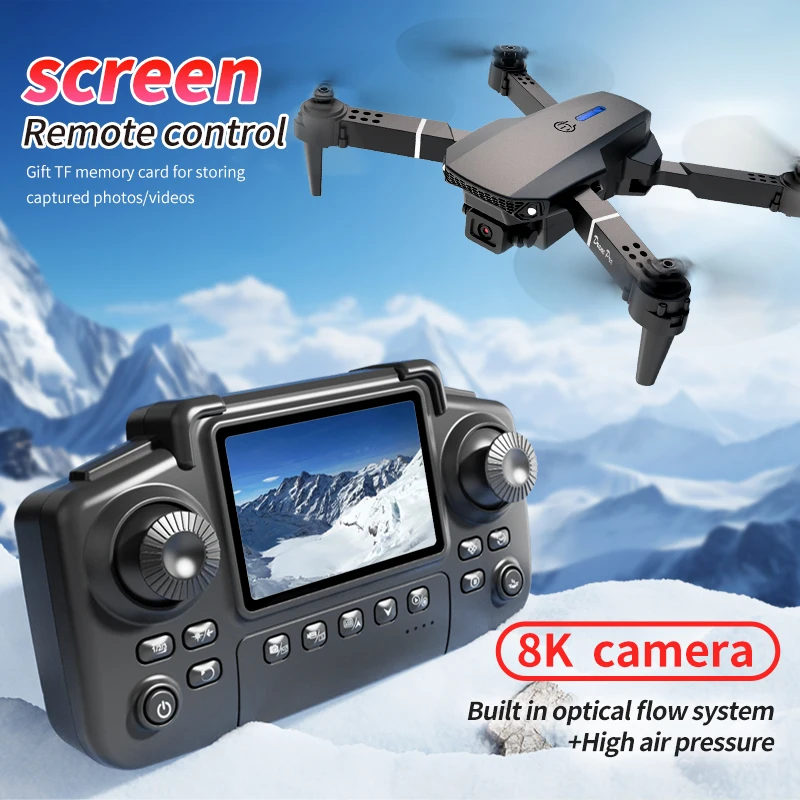 E88 PRO Drone ekranlı 4K HD Ka - Drone E88Pro Rc 4K incelemesi ve fiyatı