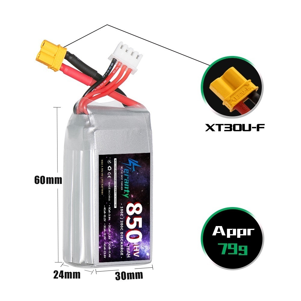 1/2/3 adet TERANTY 3S 11.4V Li - Drone Lipo Battery incelemesi ve fiyatı